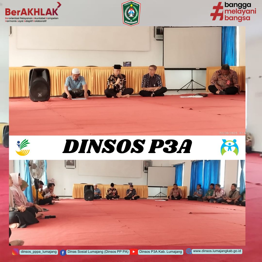 Istighotsah Bersama Karyawan Dinsos P3A Lumajang